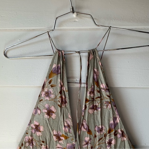 Intimately Free People Floral Boho Halter Dress with Adjustable Straps - Picture 2 of 12